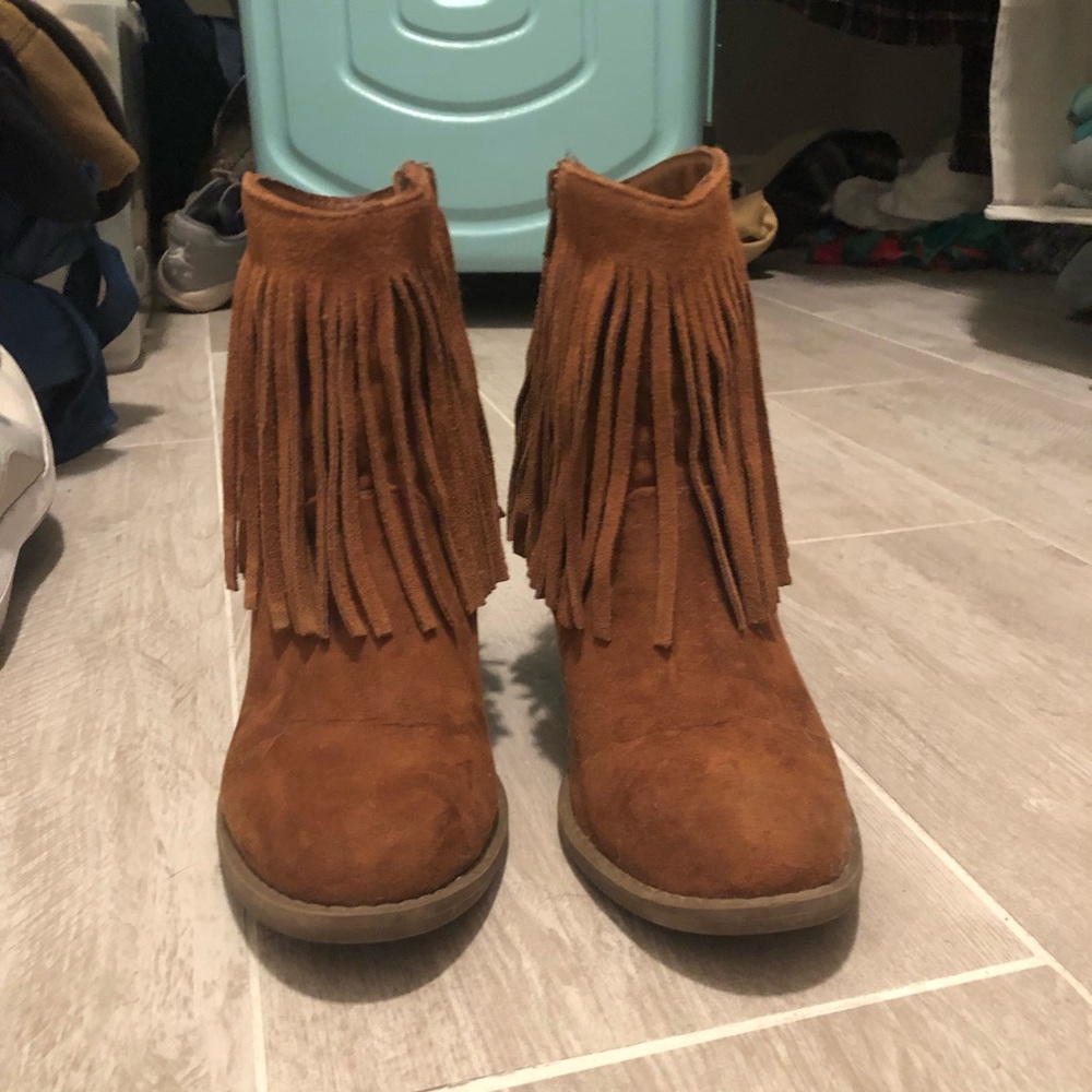 Fringe booties - Picture 3 of 4